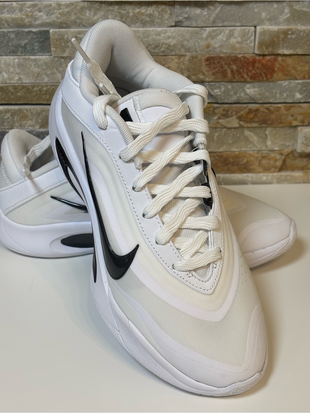 Nike A'One A'ja Wilson Basketball Shoes White Black Women's 6.5